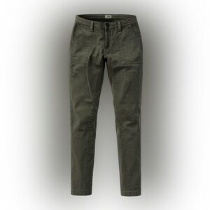 Faherty Olive Utility Slim Ankle Pants Size 2